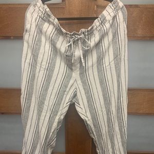 Flowy linen pants